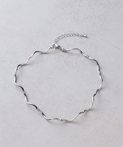 Chico（チコ）の「ニュアンスメタルチョーカー（チョーカー・レディース・シルバー/ゴールド・FREE）」の3枚目の写真