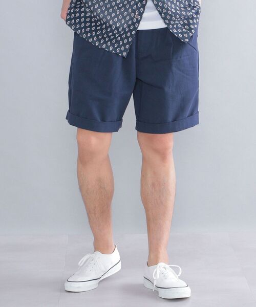 KIFFE（キッフェ）の「【SHIPS別注】KIFFE: 2タック コットン グルカショーツ（その他パンツ・メンズ・ナチュラル/ベージュ/ネイビー・2/4/3/5）」の3枚目の写真