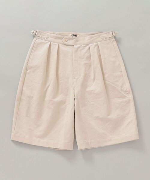 KIFFE（キッフェ）の「【SHIPS別注】KIFFE: 2タック コットン グルカショーツ（その他パンツ・メンズ・ナチュラル/ベージュ/ネイビー・2/4/3/5）」の19枚目の写真