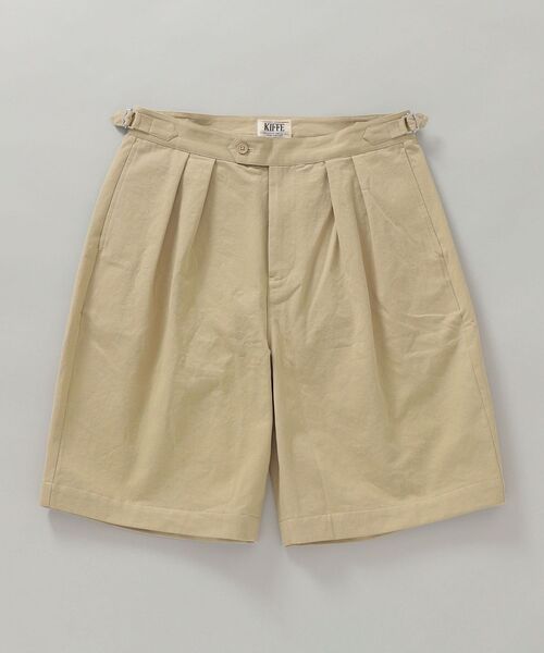 KIFFE（キッフェ）の「【SHIPS別注】KIFFE: 2タック コットン グルカショーツ（その他パンツ・メンズ・ナチュラル/ベージュ/ネイビー・2/4/3/5）」の21枚目の写真