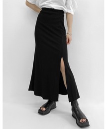 Slit rib mermaid skirt / スリットリブマーメイドスカート
