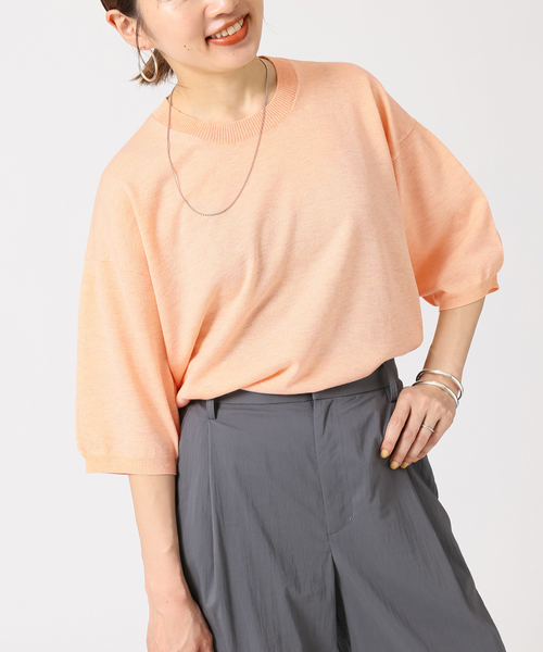 IENA（イエナ）の「LEVITA 半袖プルオーバー（ニット/セーター）」 - WEAR