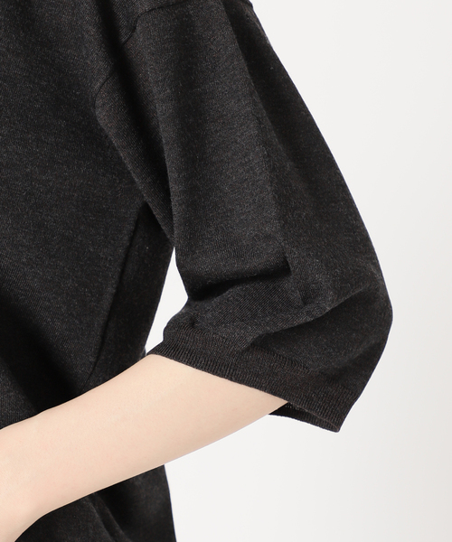 IENA（イエナ）の「LEVITA 半袖プルオーバー（ニット/セーター・レディース・オレンジ/ブラウン/ベージュ/ホワイト・FREE）」の20枚目の写真