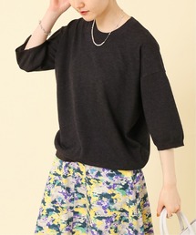 IENA | LEVITA 半袖プルオーバー(ニット/セーター)