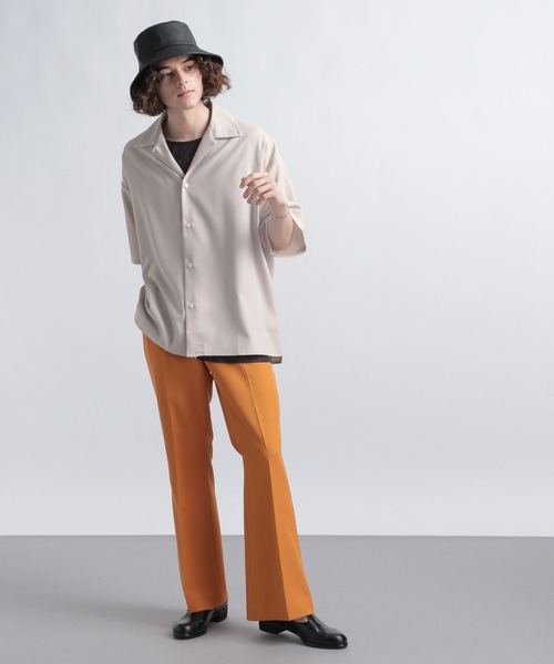 HARE（ハレ）の「ガラノースリーブカット(HARE)（タンクトップ・メンズ・グレー/オフホワイト・FREE）」の5枚目の写真