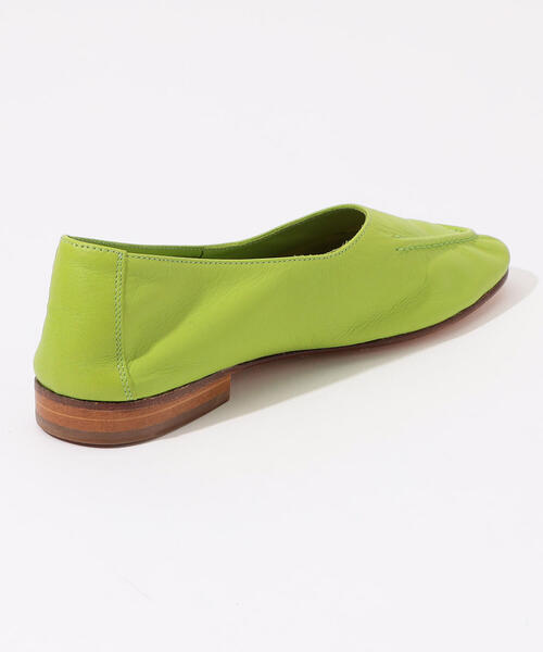 新品】HEREU ヘリュー バレエシューズ フラット グリーン 36