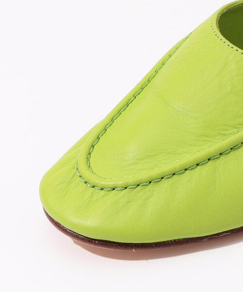 【新品】HEREU ヘリュー バレエシューズ フラット グリーン 36 新品】HEREU ヘリュー バレエシューズ フラット グリーン 36