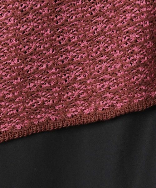 JEANASIS（ジーナシス）の「7Gニットドッキングシャツ/297267（シャツ/ブラウス・レディース・グレー系その他/グリーン系その他/ピンク系その他・FREE）」の17枚目の写真