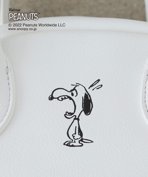 EFOLE(エフォル)の「【EFOLE】 【PEANUTS×EFOLE】 スヌーピー プリントミニボストン バッグ(ボストンバッグ・レディース・ホワイト/ブラック・FREE)」の6枚目の写真
