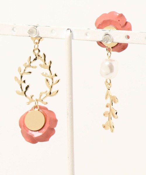 apres jour（アプレジュール）の「【apres jour×ARIAZ】ローズピアス（ピアス（両耳用）・レディース・ホワイト/レッド・FREE）」の9枚目の写真