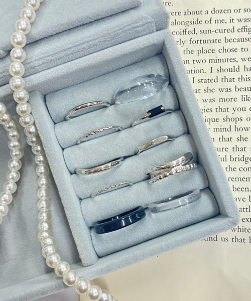 WEGO（ウィゴー）の「WEGO/【10点セット】アクリルリング（リング・レディース・その他1/その他2/その他3・FREE）」の10枚目の写真