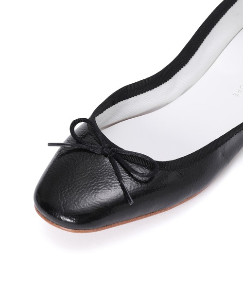 ADAM ET ROPE'（アダムエロペ）の「〈追加〉【サステナブル】メタリックバレエ（バレエシューズ・レディース・シルバー/オレンジ/ブラック/ベージュ・23.0cm/24.0cm/22.5cm/24.5cm/23.5cm）」の14枚目の写真