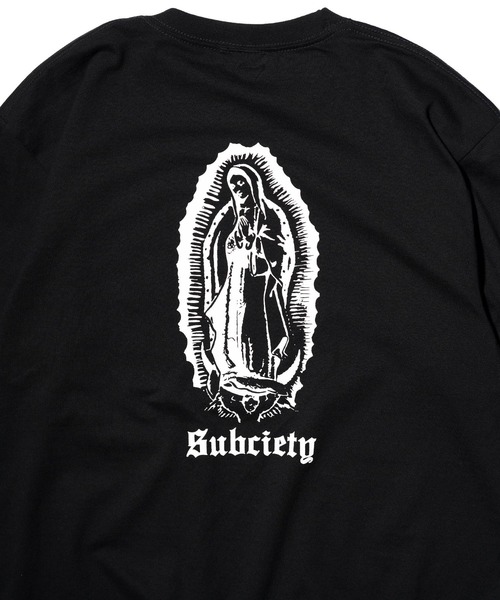 Subciety（サブサエティ）の「MARIA TEE（Tシャツ/カットソー・メンズ・ブラック/ホワイト×ゴールド/ホワイト/ブラック×ゴールド/ブラック×レッド/ブラック×ブラック/レッド/インディゴブルー/ブラック×ピンク/ホワイト系その他2/ブラック×ブルー・LARGE/SMALL/X-LARGE/XX-LARGE/MEDIUM）」の16枚目の写真