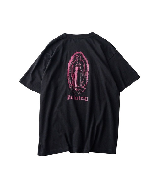 Subciety(サブサエティ)の「MARIA TEE(Tシャツ/カットソー・メンズ・ブラック/ホワイト×ゴールド/ホワイト/ブラック×ゴールド/ブラック×レッド/ブラック×ブラック/レッド/インディゴブルー/ブラック×ピンク/ホワイト系その他2/ブラック×ブルー・LARGE/SMALL/X-LARGE/XX-LARGE/MEDIUM)」の22枚目の写真