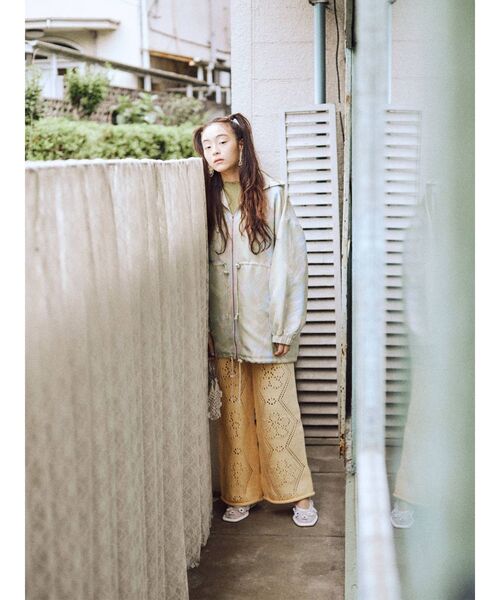 merry jenny（メリージェニー）の「おはな咲いたメッシュbag（ハンドバッグ・レディース・オフホワイト/ブラック/ベージュ・FREE）」の18枚目の写真