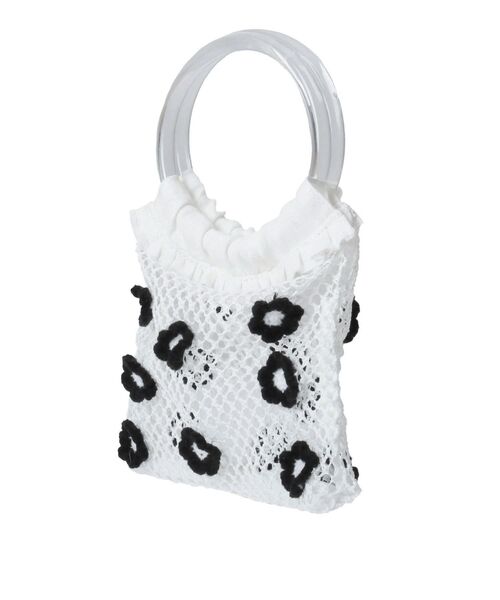 merry jenny（メリージェニー）の「おはな咲いたメッシュbag（ハンドバッグ・レディース・オフホワイト/ブラック/ベージュ・FREE）」の19枚目の写真
