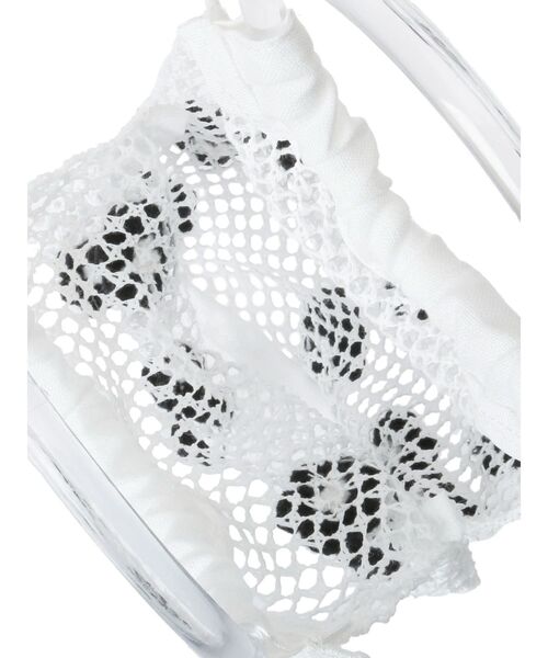 merry jenny（メリージェニー）の「おはな咲いたメッシュbag（ハンドバッグ・レディース・オフホワイト/ブラック/ベージュ・FREE）」の21枚目の写真