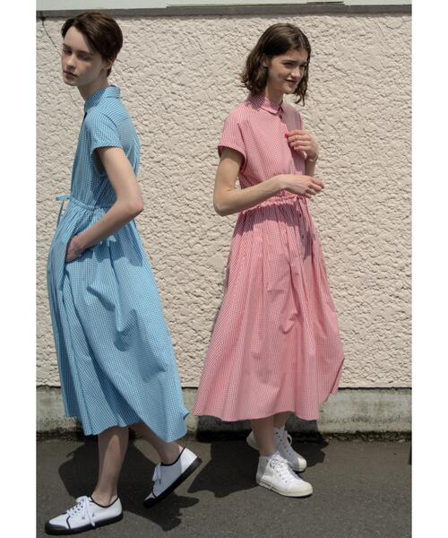 アニエスベー　ノースリーブワンピース　転写　フォトプリント　花柄　フラワー 65888471_b_04_215.jpg