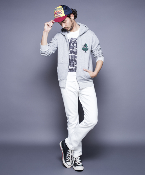 HYSTERIC GLAMOUR（ヒステリックグラマー）の「KISS/KISS1974 pt T-SH（Tシャツ/カットソー・メンズ・ホワイト/パープル/ブラック・MEDIUM/SMALL/LARGE）」の18枚目の写真