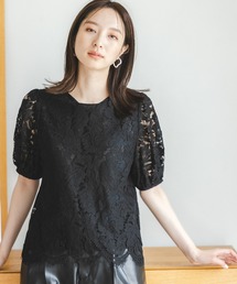 Andemiu | スカラレースブラウス298515(シャツ/ブラウス)