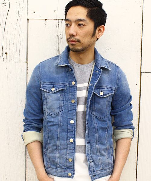 CIAOPANIC TYPY（チャオパニックティピー）の「【oblekt】オブレクトジョガーデニムジャケット（デニムジャケット・メンズ・ネイビー/ブルー・SMALL/MEDIUM/LARGE）」の2枚目の写真