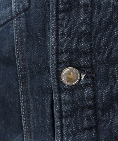 CIAOPANIC TYPY（チャオパニックティピー）の「【oblekt】オブレクトジョガーデニムジャケット（デニムジャケット・メンズ・ネイビー/ブルー・SMALL/MEDIUM/LARGE）」の5枚目の写真