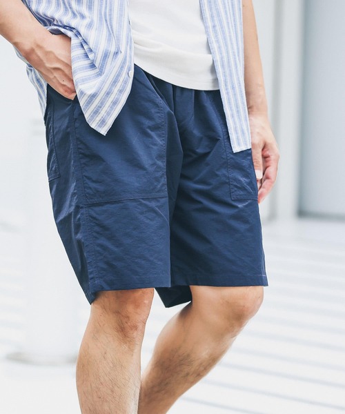 URBAN RESEARCH Sonny Label(アーバンリサーチサニーレーベル)の「NaokoTakayamaコラボタックショーツ(その他パンツ・メンズ・キャメル/ネイビー・LARGE/MEDIUM)」の7枚目の写真