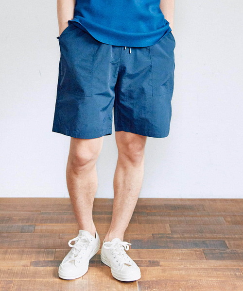 URBAN RESEARCH Sonny Label(アーバンリサーチサニーレーベル)の「NaokoTakayamaコラボタックショーツ(その他パンツ・メンズ・キャメル/ネイビー・LARGE/MEDIUM)」の13枚目の写真