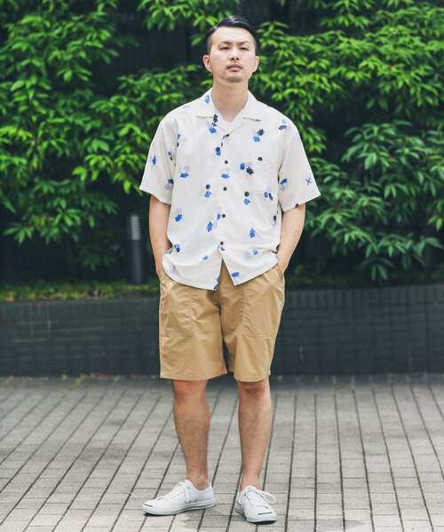URBAN RESEARCH Sonny Label(アーバンリサーチサニーレーベル)の「NaokoTakayamaコラボタックショーツ(その他パンツ・メンズ・キャメル/ネイビー・LARGE/MEDIUM)」の6枚目の写真