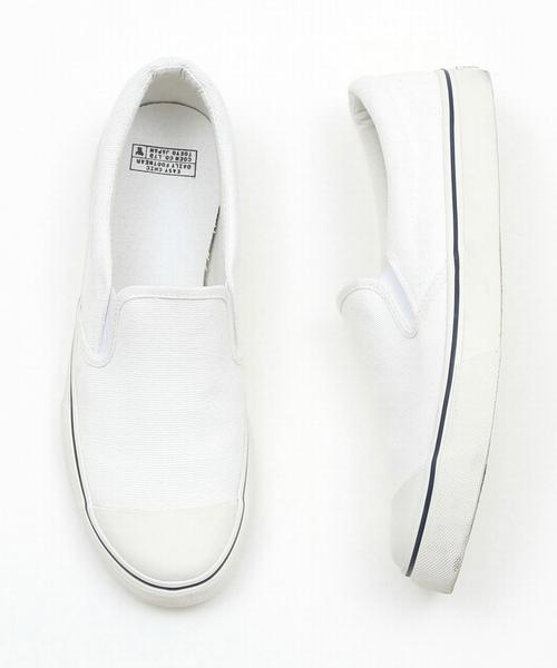 coen（コーエン）の「ラバーキャップスリッポン（スリッポン・メンズ・ホワイト/ブラック/ダークグリーン・MEDIUM/SMALL/LARGE）」の10枚目の写真