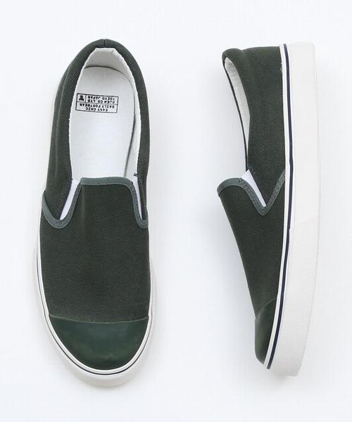 coen（コーエン）の「ラバーキャップスリッポン（スリッポン・メンズ・ホワイト/ブラック/ダークグリーン・MEDIUM/SMALL/LARGE）」の5枚目の写真