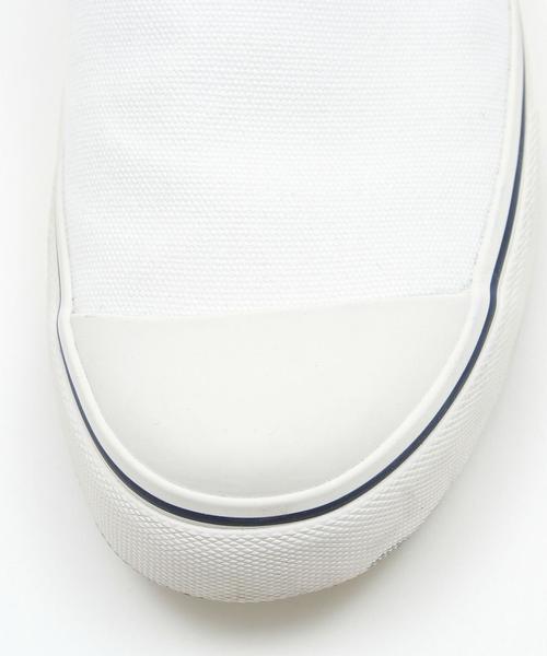 coen（コーエン）の「ラバーキャップスリッポン（スリッポン・メンズ・ホワイト/ブラック/ダークグリーン・MEDIUM/SMALL/LARGE）」の6枚目の写真