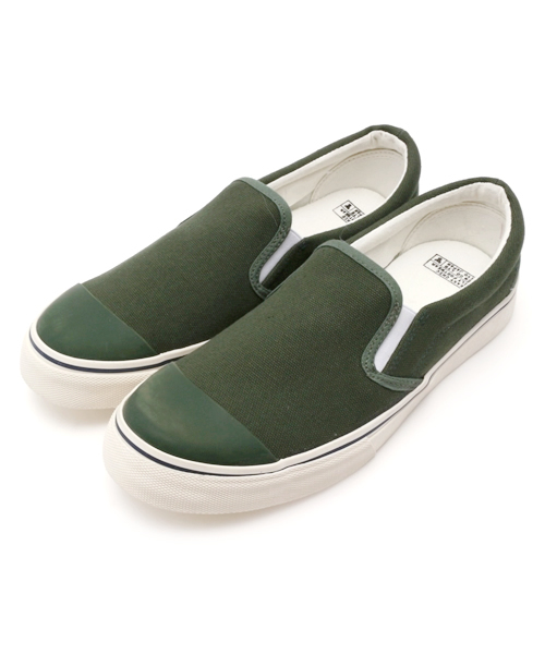 coen（コーエン）の「ラバーキャップスリッポン（スリッポン・メンズ・ホワイト/ブラック/ダークグリーン・MEDIUM/SMALL/LARGE）」の15枚目の写真