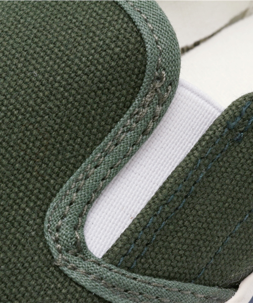 coen（コーエン）の「ラバーキャップスリッポン（スリッポン・メンズ・ホワイト/ブラック/ダークグリーン・MEDIUM/SMALL/LARGE）」の17枚目の写真