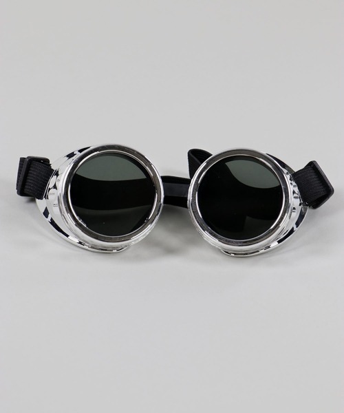 SPINNS(スピンズ)の「アンティーク風 ゴーグル(サングラス・メンズ・シルバー/ゴールド/ブラック・ONESIZE)」の9枚目の写真