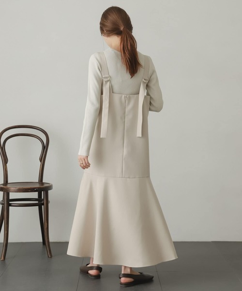 SENSE OF PLACE by URBAN RESEARCH（センスオブプレイスバイアーバンリサーチ）の「マーメイドジャンパースカート（ジャンパースカート・レディース・ブラウン/アイボリー/オレンジ系その他・ONE）」の16枚目の写真