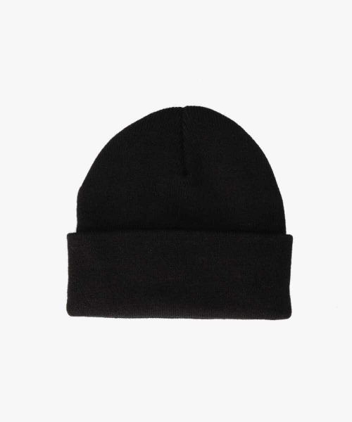 HUF(ハフ)の「HUF ESSENTIALS BOX LOGO BEANIE(ニットキャップ/ビーニー・メンズ・ブラック/グレー・O/S)」の5枚目の写真