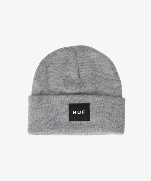 HUF(ハフ)の「HUF ESSENTIALS BOX LOGO BEANIE(ニットキャップ/ビーニー・メンズ・ブラック/グレー・O/S)」の7枚目の写真