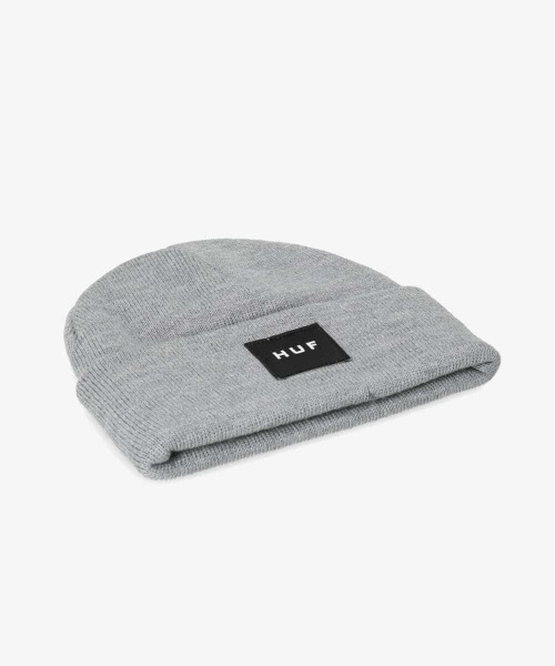 HUF(ハフ)の「HUF ESSENTIALS BOX LOGO BEANIE(ニットキャップ/ビーニー・メンズ・ブラック/グレー・O/S)」の9枚目の写真