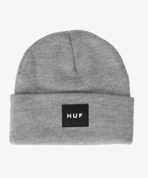 HUF(ハフ)の「HUF ESSENTIALS BOX LOGO BEANIE(ニットキャップ/ビーニー・メンズ・ブラック/グレー・O/S)」の15枚目の写真