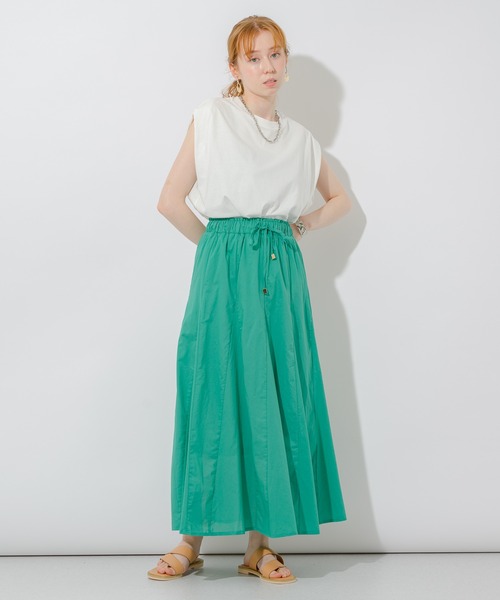 Paradise Picnic（パラダイスピクニック）の「ボリュームフレアスカート（スカート・レディース・グリーン/ブルー/ピンク・FREE）」の22枚目の写真