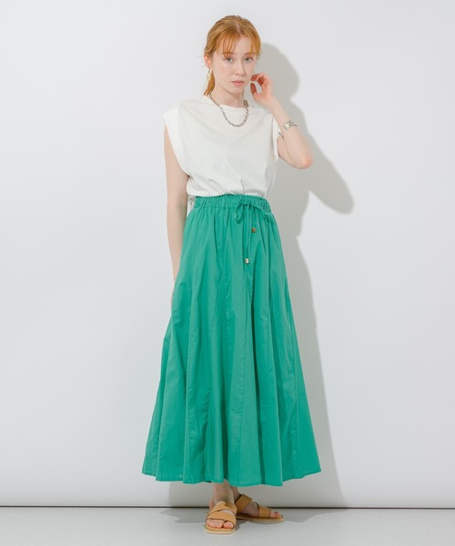 Paradise Picnic（パラダイスピクニック）の「ボリュームフレアスカート（スカート・レディース・グリーン/ブルー/ピンク・FREE）」の11枚目の写真
