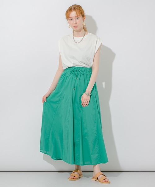 Paradise Picnic（パラダイスピクニック）の「ボリュームフレアスカート（スカート・レディース・グリーン/ブルー/ピンク・FREE）」の7枚目の写真