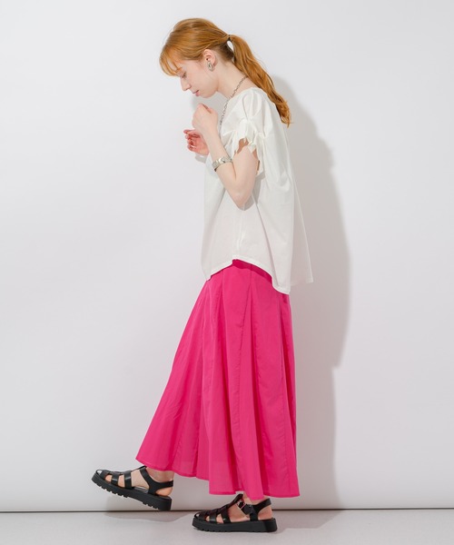 Paradise Picnic（パラダイスピクニック）の「ボリュームフレアスカート（スカート・レディース・グリーン/ブルー/ピンク・FREE）」の16枚目の写真