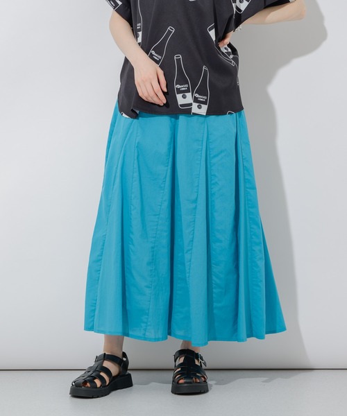Paradise Picnic（パラダイスピクニック）の「ボリュームフレアスカート（スカート・レディース・グリーン/ブルー/ピンク・FREE）」の9枚目の写真
