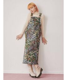 merry jenny | ジャガードジャンスカ(ジャンパースカート)