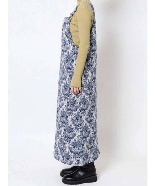 merry jenny（メリージェニー）の「ジャガードジャンスカ（ジャンパースカート・レディース・ネイビー/グリーン・FREE）」の21枚目の写真