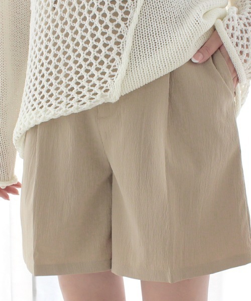 MODE ROBE（モードローブ）の「ハーフパンツ（その他パンツ・レディース・ブラック/ベージュ/オレンジ・FREE）」の3枚目の写真