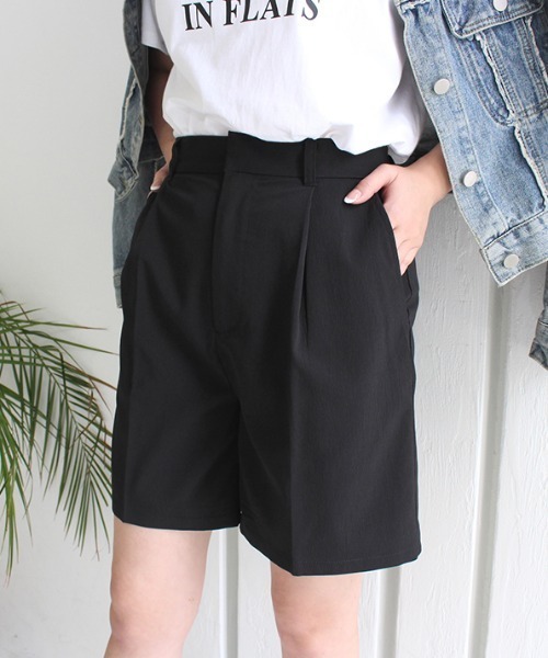 MODE ROBE（モードローブ）の「ハーフパンツ（その他パンツ・レディース・ブラック/ベージュ/オレンジ・FREE）」の2枚目の写真