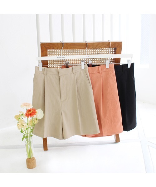 MODE ROBE（モードローブ）の「ハーフパンツ（その他パンツ・レディース・ブラック/ベージュ/オレンジ・FREE）」の4枚目の写真